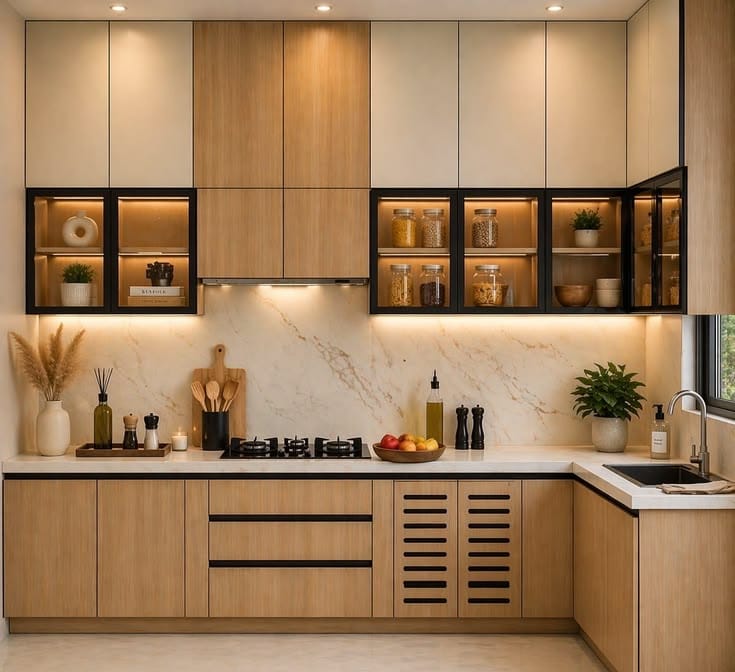 Modern kitchen interior project